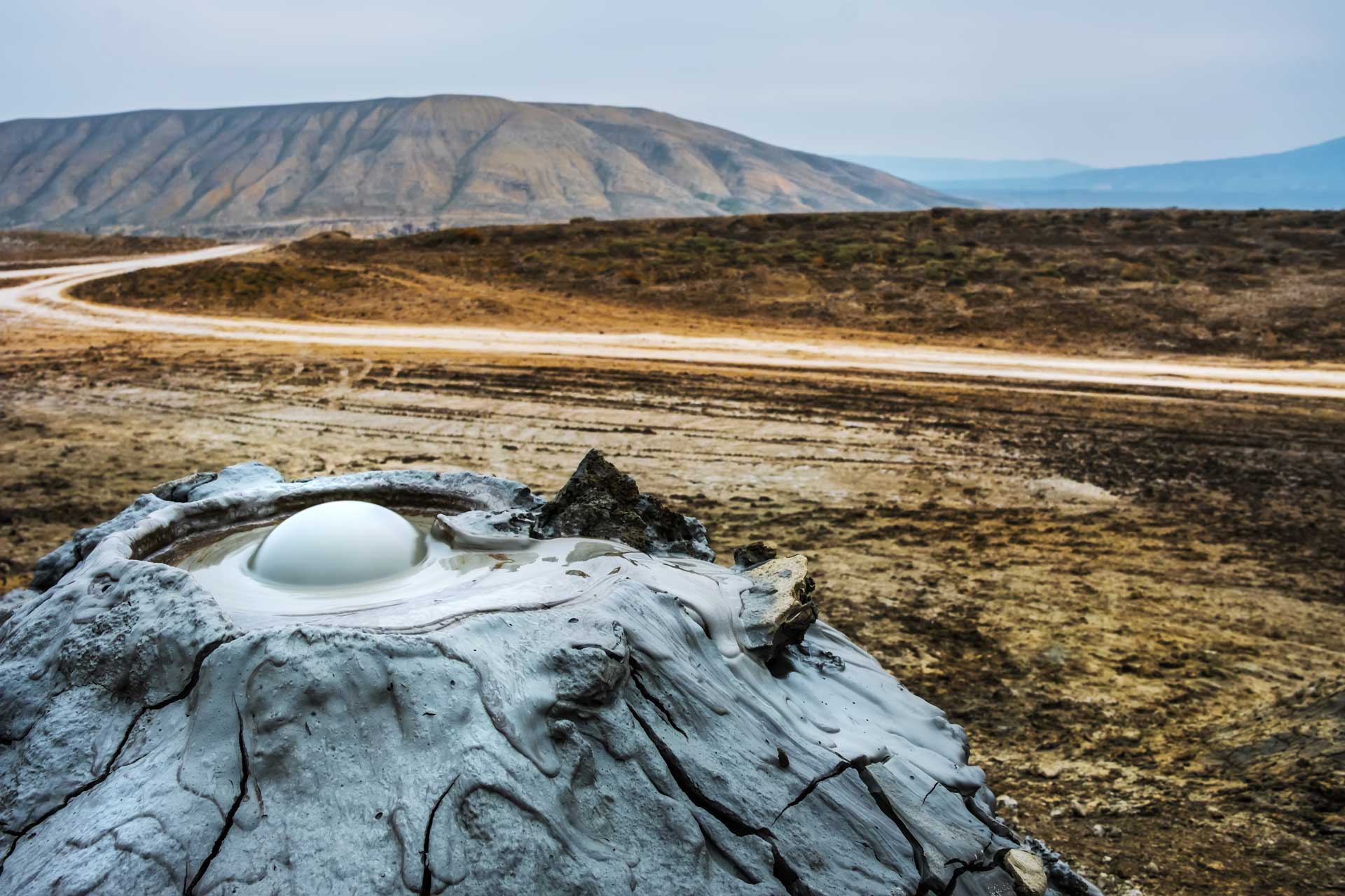 Excursion to the mud volcanoes